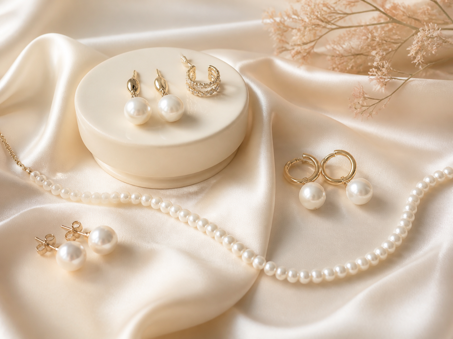Pearl jewelry collection