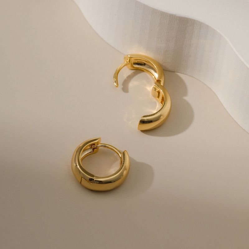 Women's Signature Titanium Steel Earrings - Minimalist Electroplated | Amara Collection - Image 4