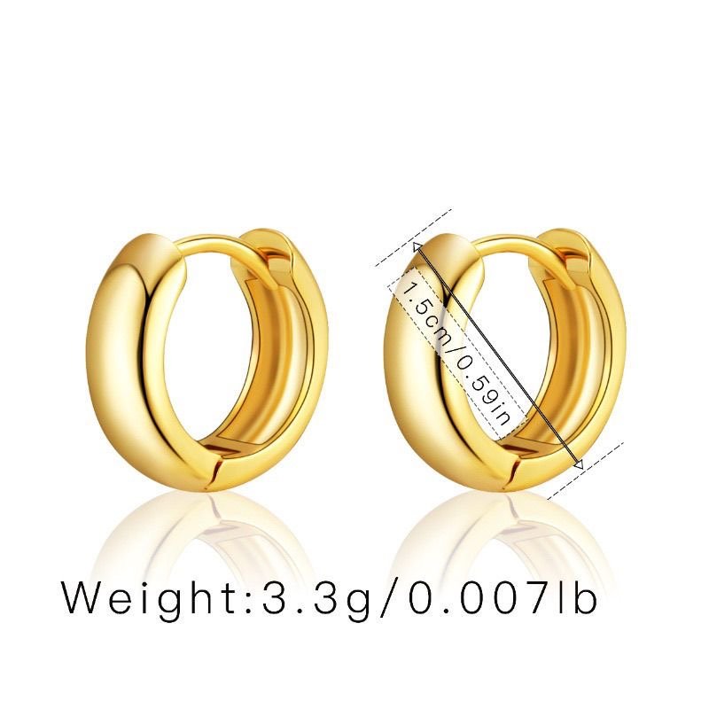 Women's Signature Titanium Steel Earrings - Minimalist Electroplated | Amara Collection - Image 5