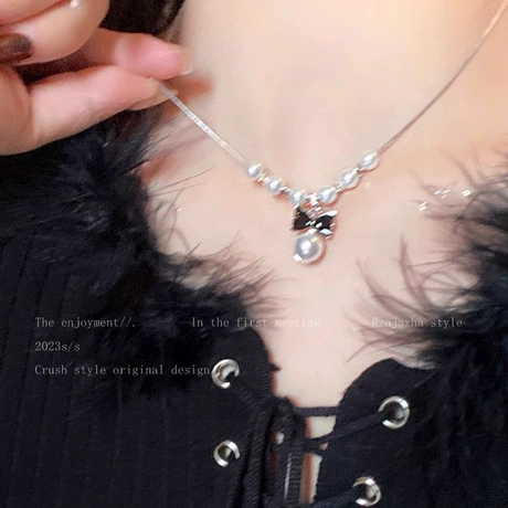 Women's Bow Faux Pearl Pearl Jewelry - Modern Luxe Fashion Finish | Celeste Collection