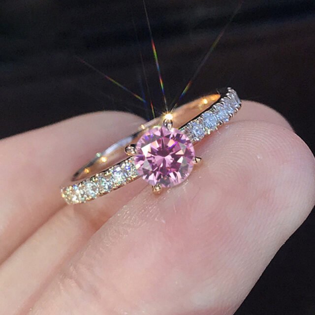 Beleeam Luminous Solene Minimal Bridal Ring for Women