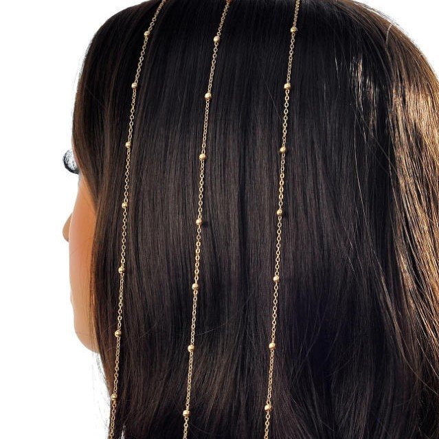 Beleeam Vintage Nova Beaded Hair Chain