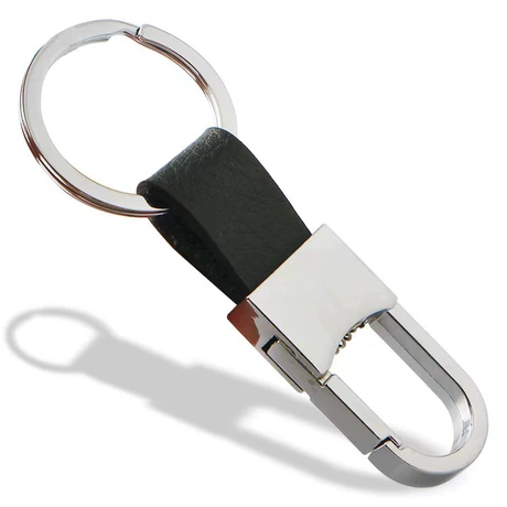 Signature Metal Alloy Metal Keychain - Contemporary Fashion Finish | Luna Collection